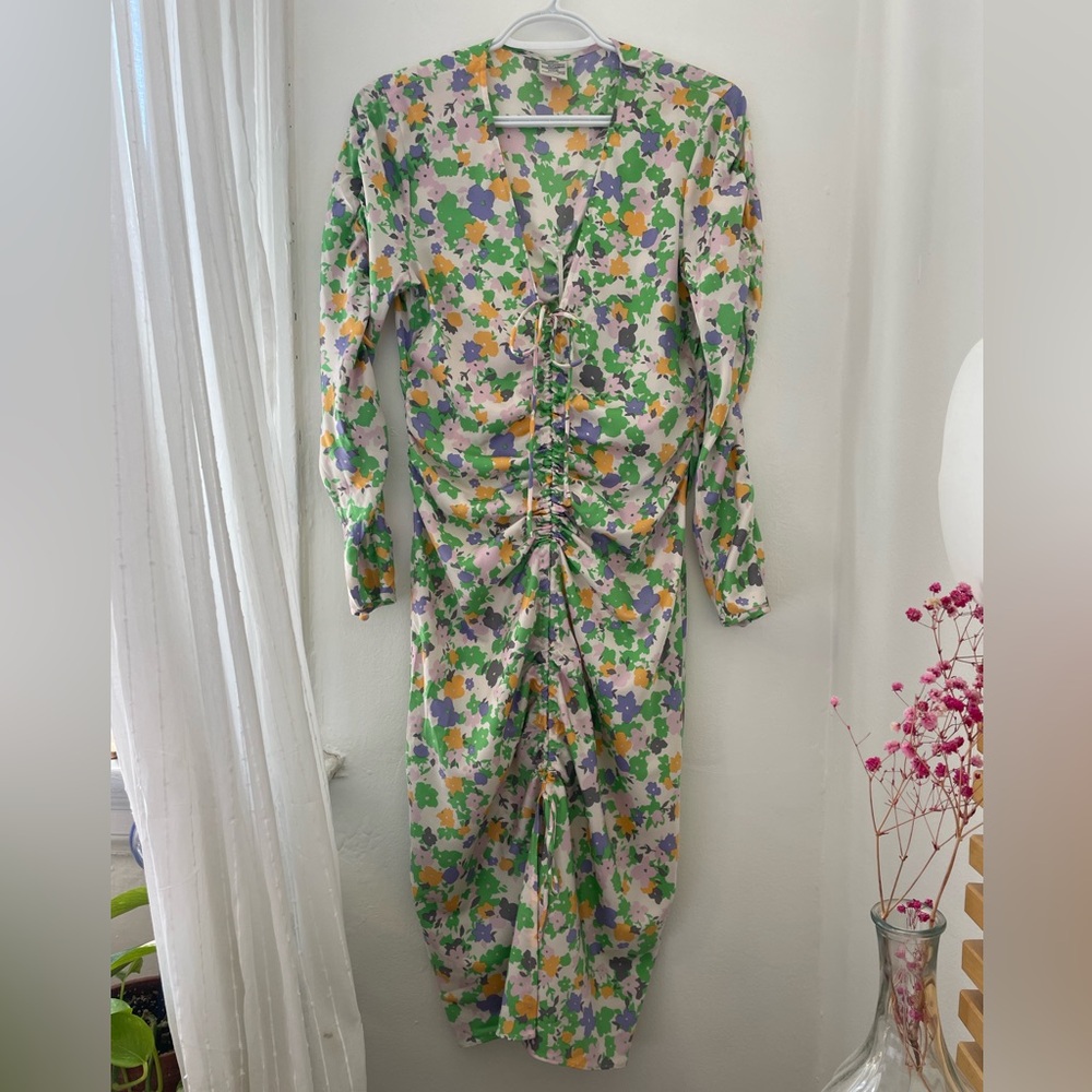 Baum Unf Pferdgarten Floral Ruched Dress